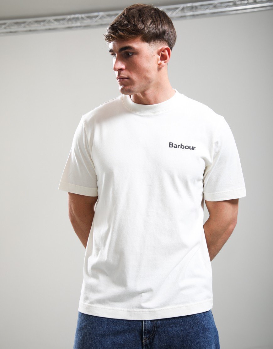 Barbour Packling Relaxed Graphic T-Shirt Neutral