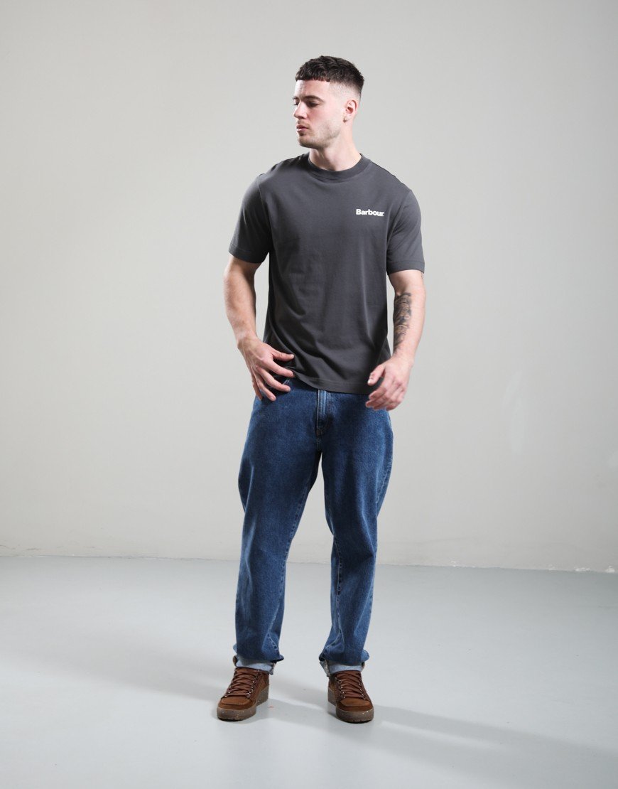 Barbour Packling Relaxed Graphic T-Shirt Asphalt