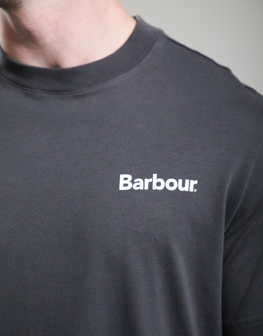 Barbour Packling Relaxed Graphic T-Shirt Asphalt