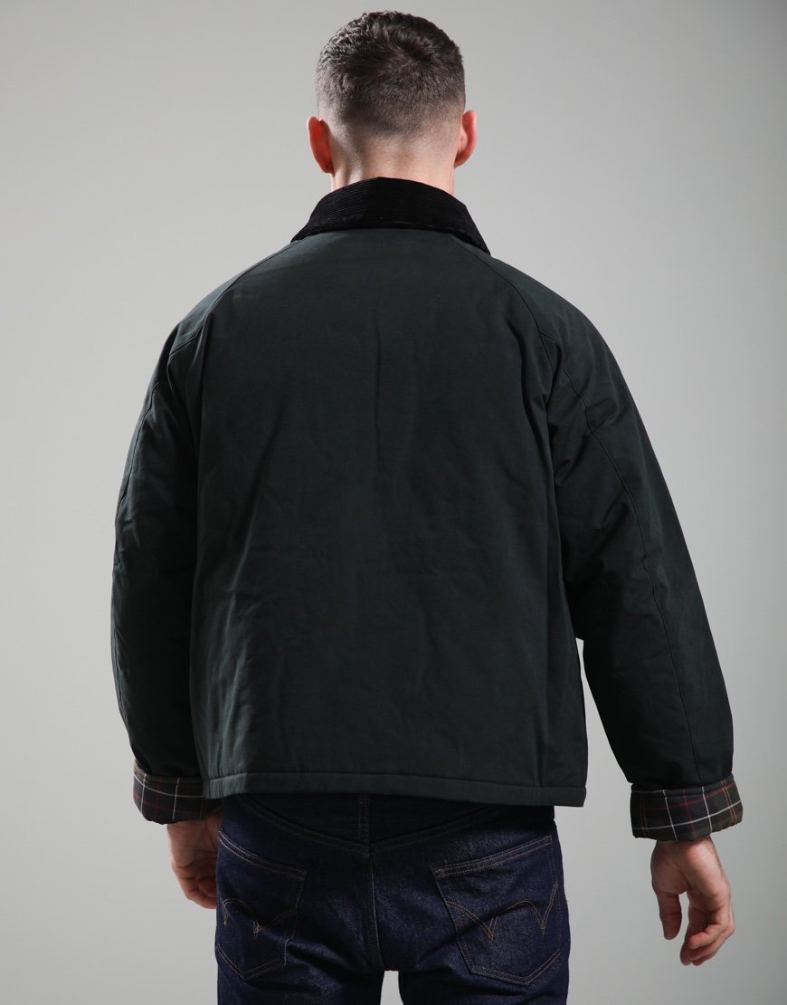 Barbour Padded Rollback Transport Jacket Black
