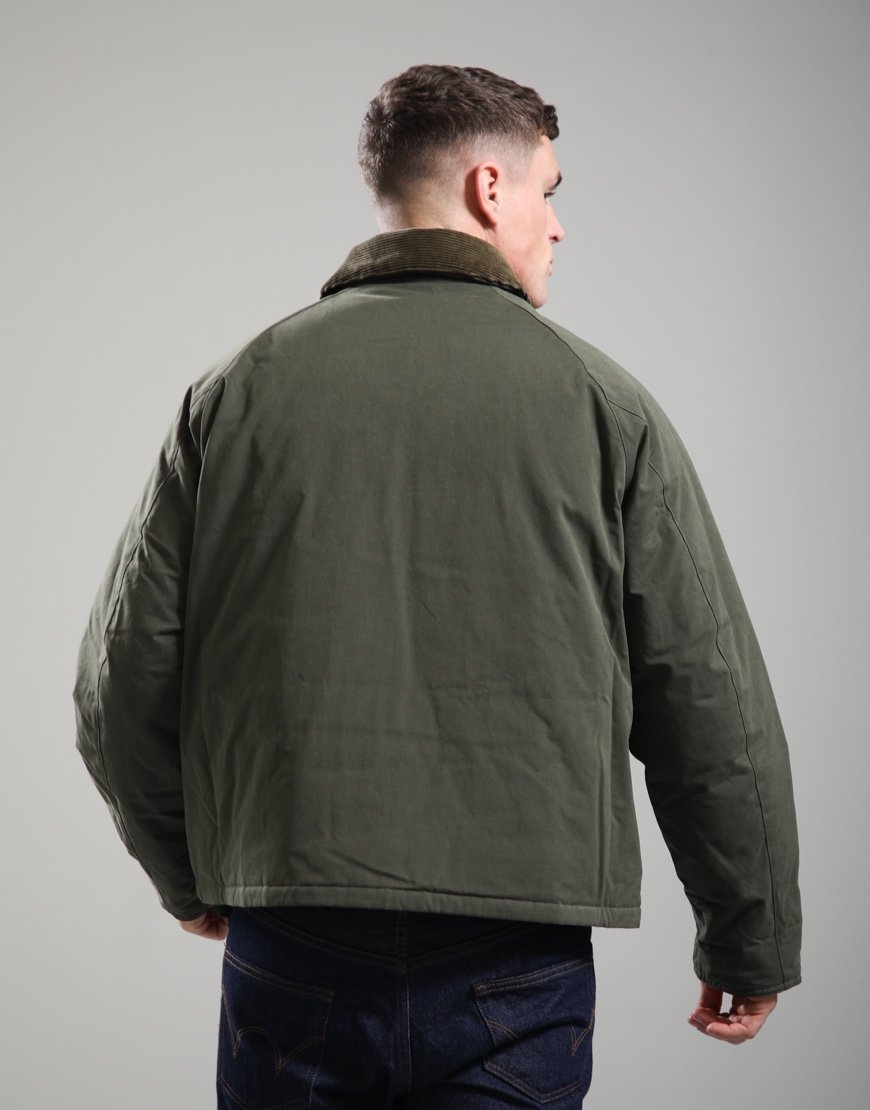 Barbour Padded Rollback Transport Jacket Olive