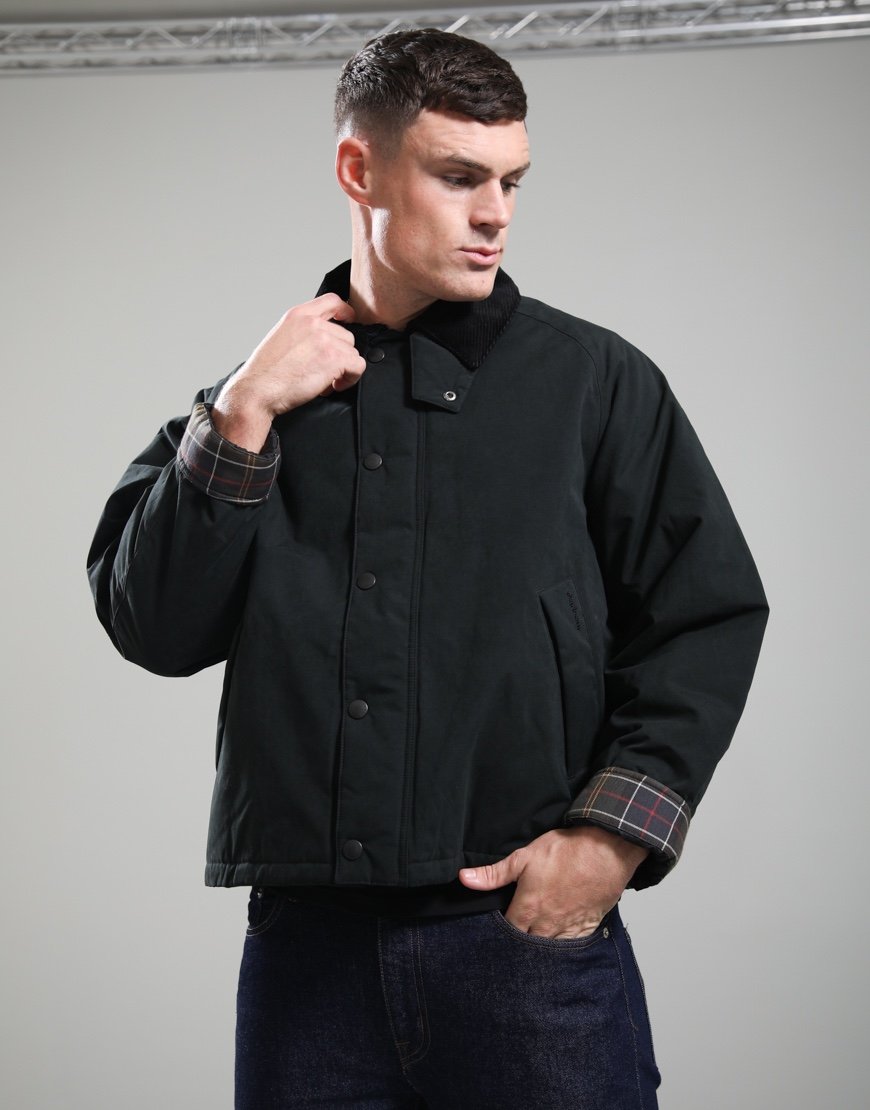 Barbour Padded Rollback Transport Jacket Black