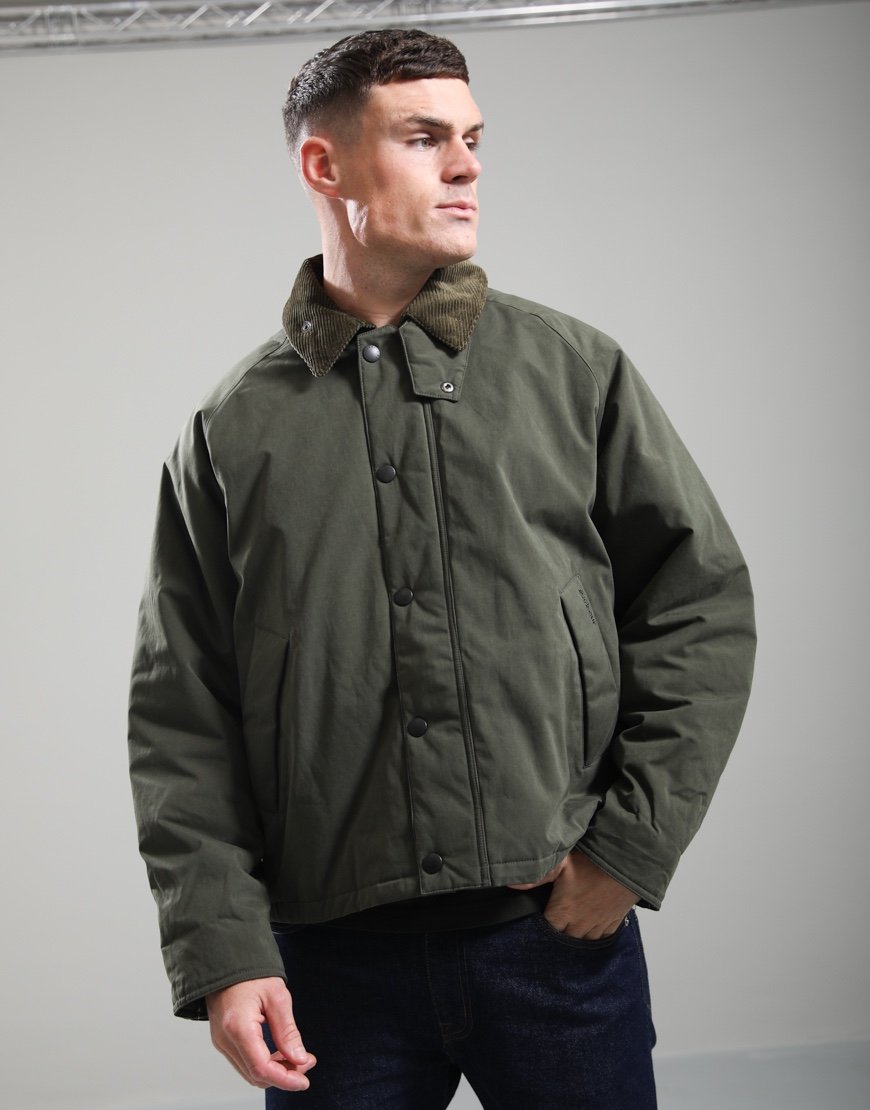Barbour Padded Rollback Transport Jacket Olive