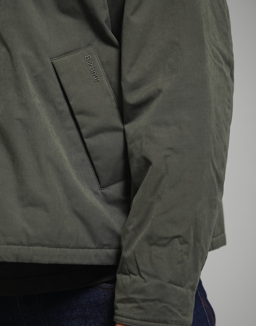 Barbour Padded Rollback Transport Jacket Olive