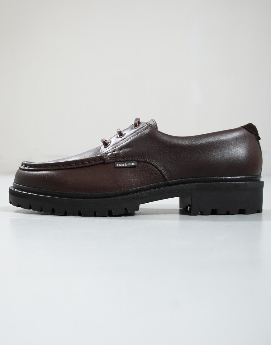 Barbour Paxton Apron Derby Shoe Dark Brown