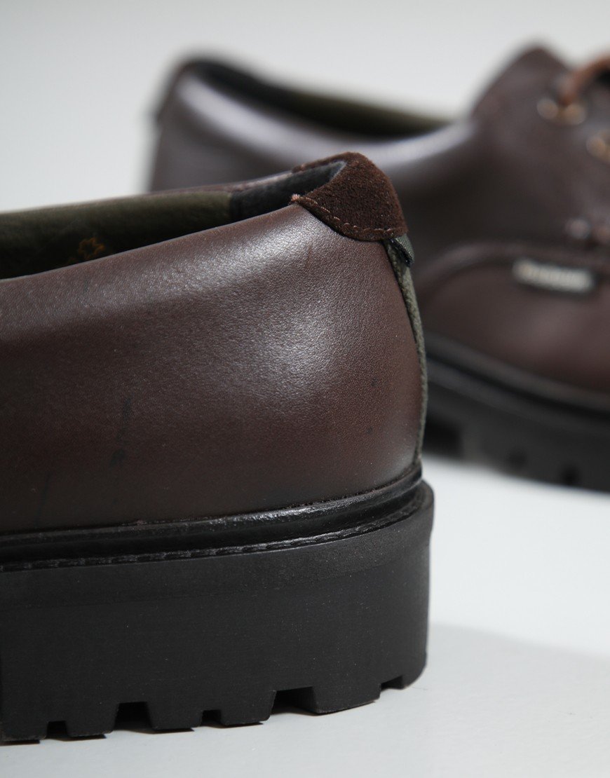Barbour Paxton Apron Derby Shoe Dark Brown