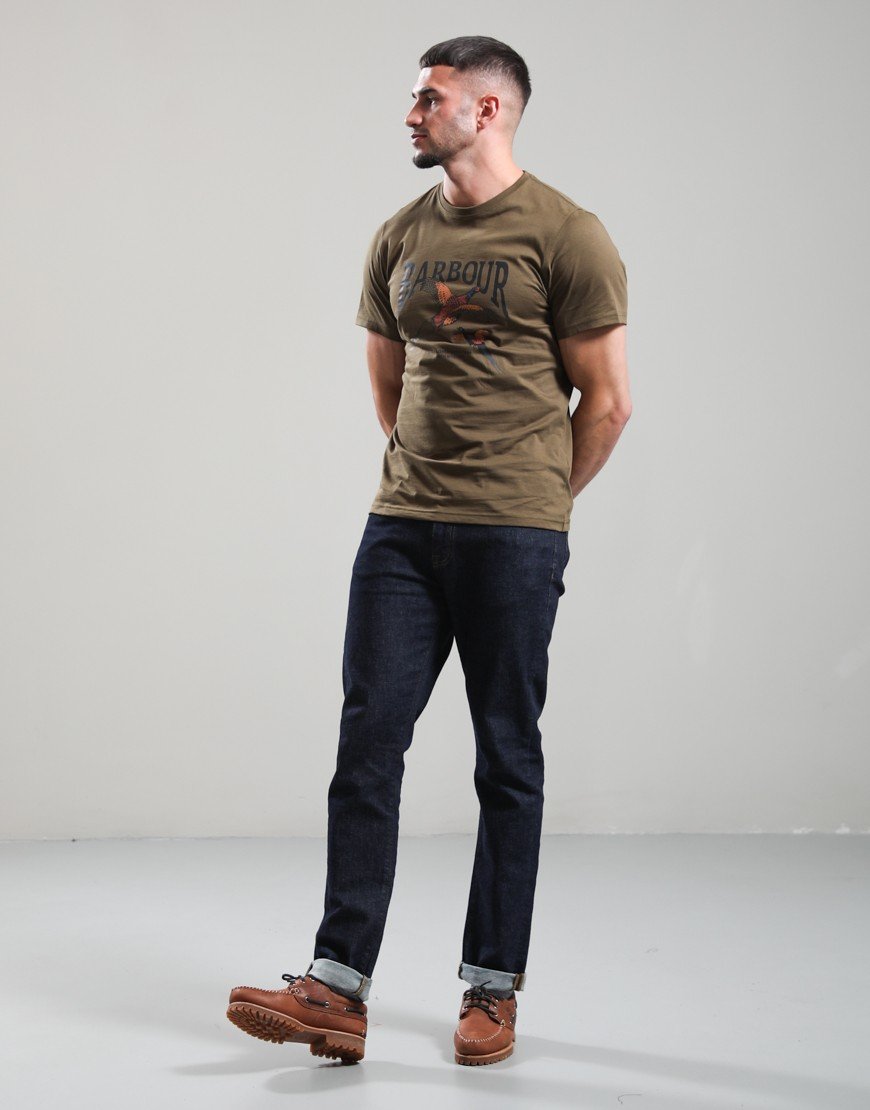 Barbour Pheasant Graphic Tailored T-Shirt Beech