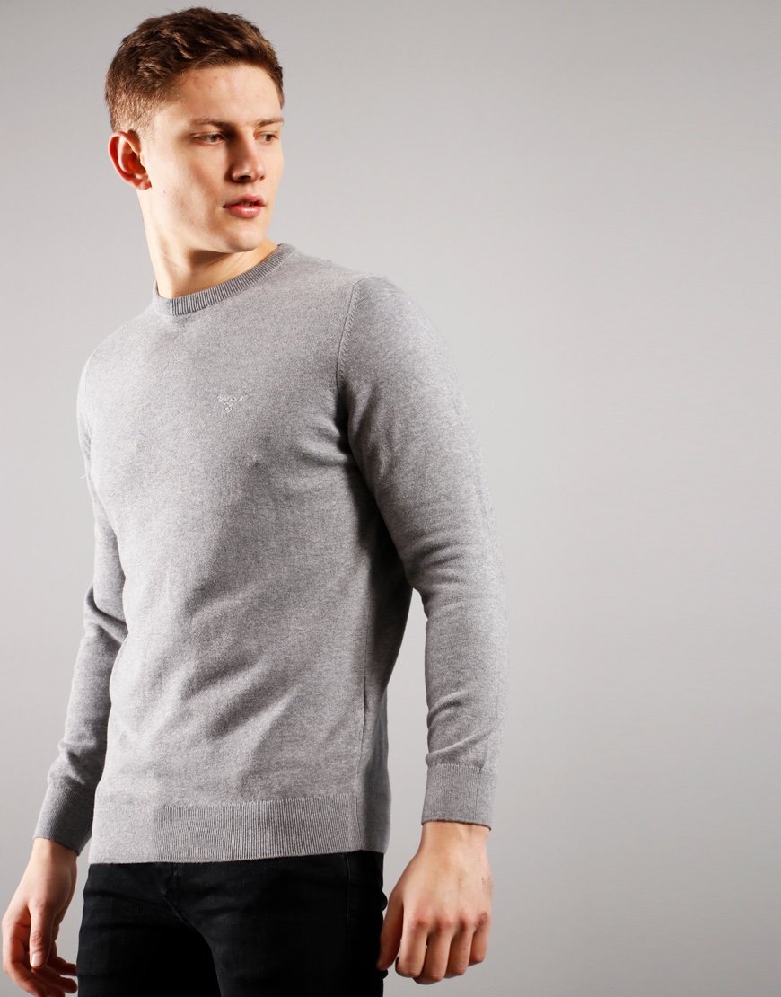 barbour pima cotton crew neck sweater