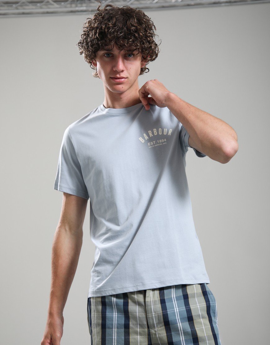 Barbour Preppy T-Shirt Blue Haze