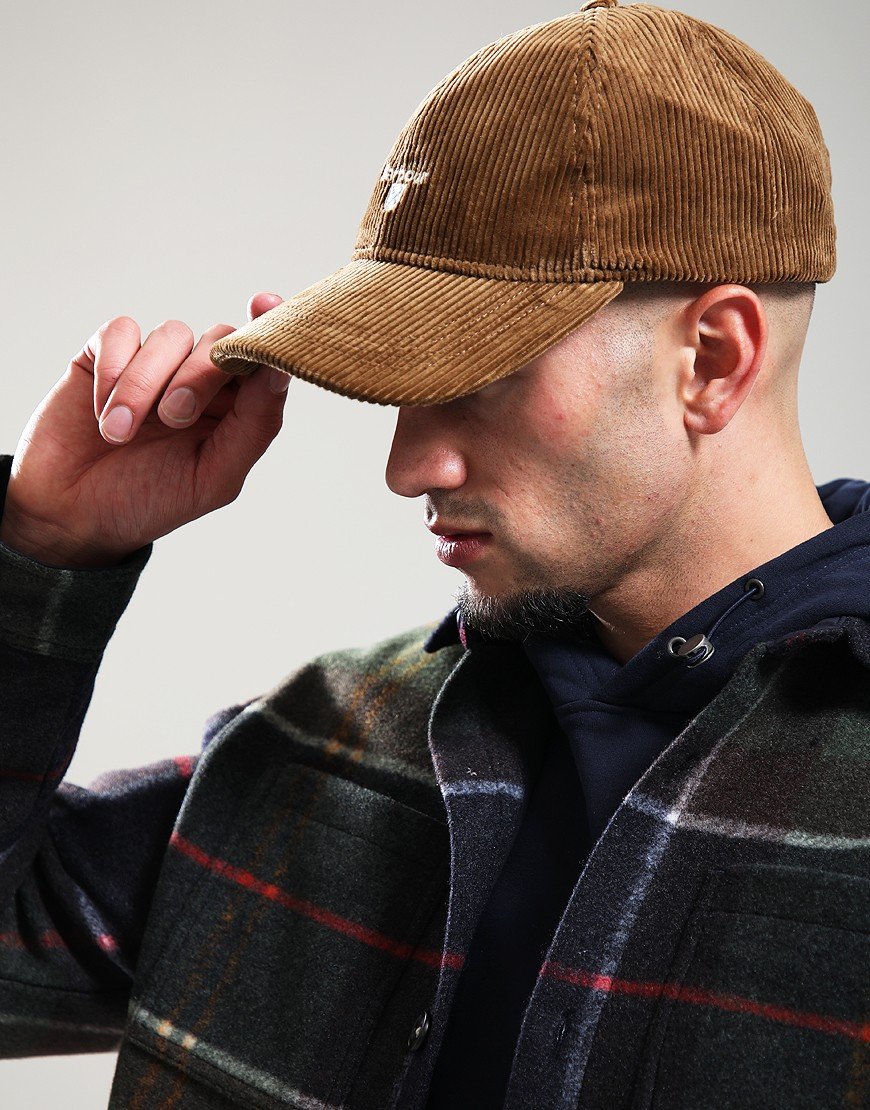 Barbour Preston Cord Cap Beige