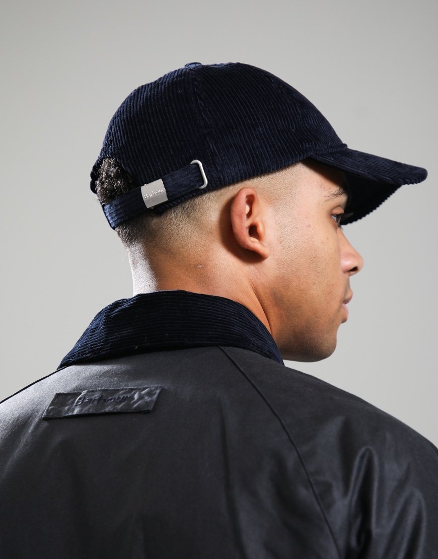 Barbour Preston Cord Cap Navy