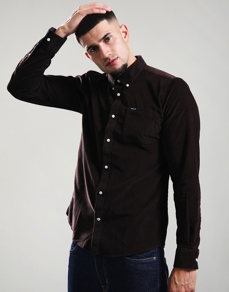 Barbour Ramsey Long Sleeve Shirt Dark Oak