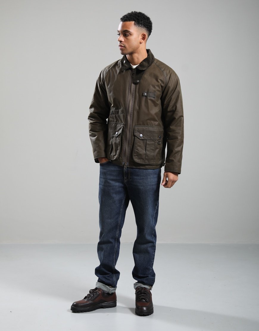 Barbour Re-Engineered Durran Wax Jacket Beech
