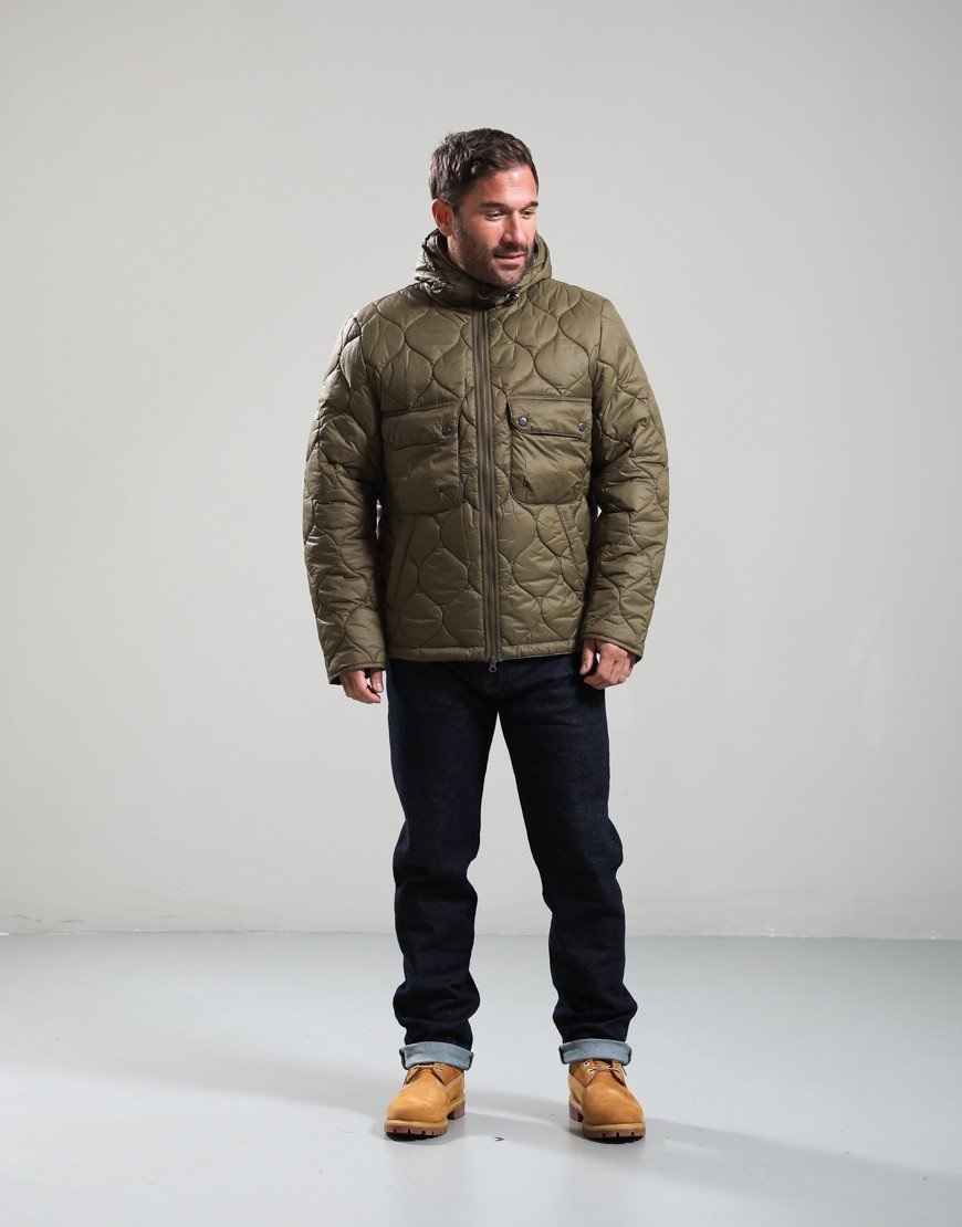 Barbour RE Spey Quilted Jacket Beech