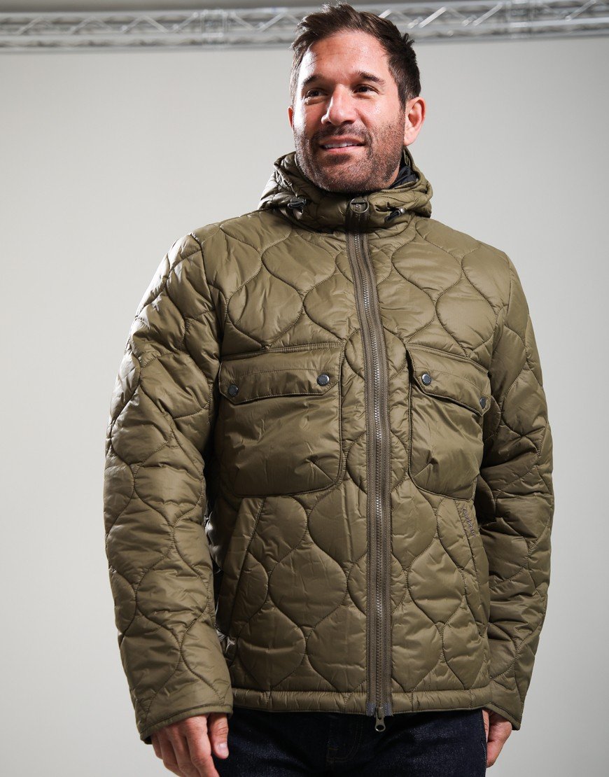 Barbour RE Spey Quilted Jacket Beech
