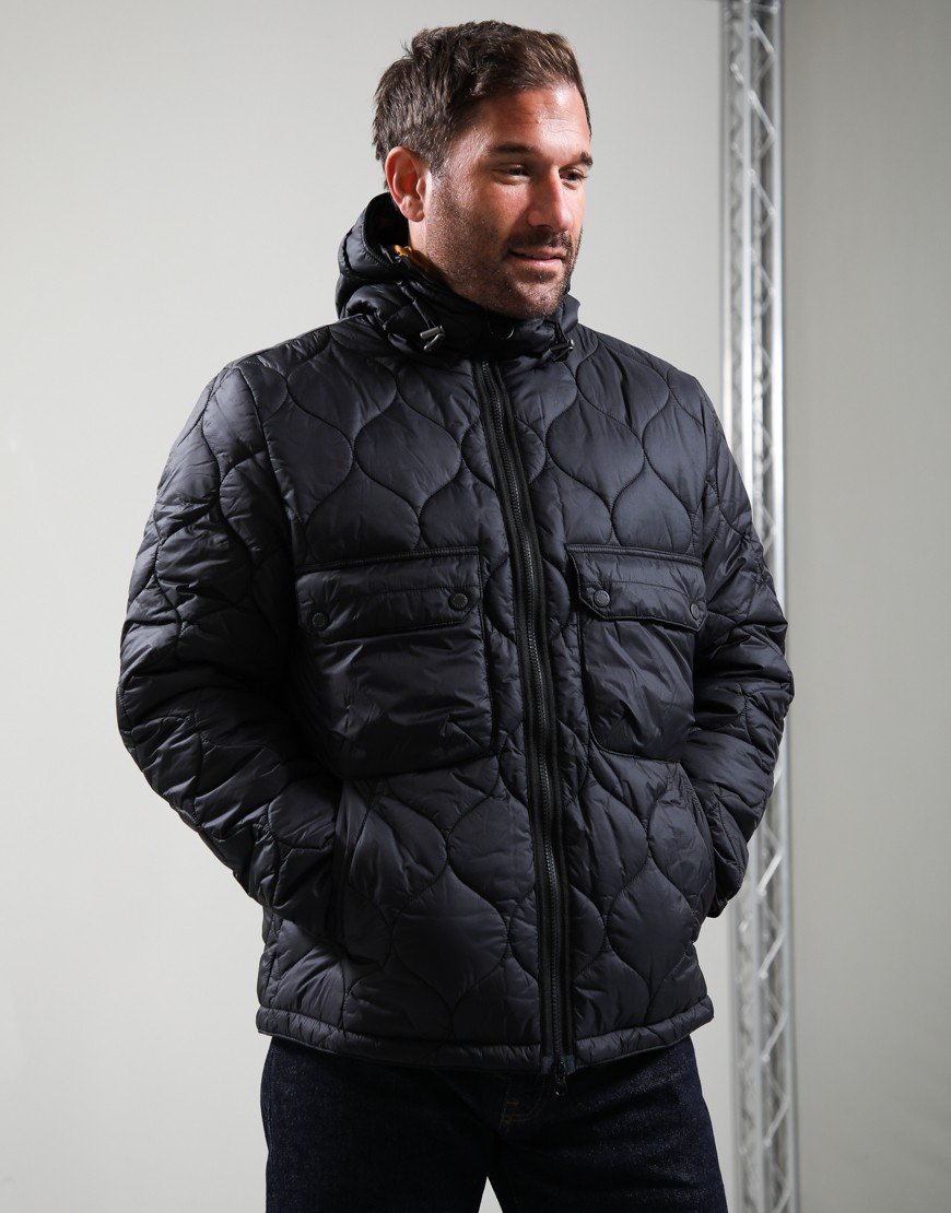 Barbour RE Spey Quilt Jacket Black
