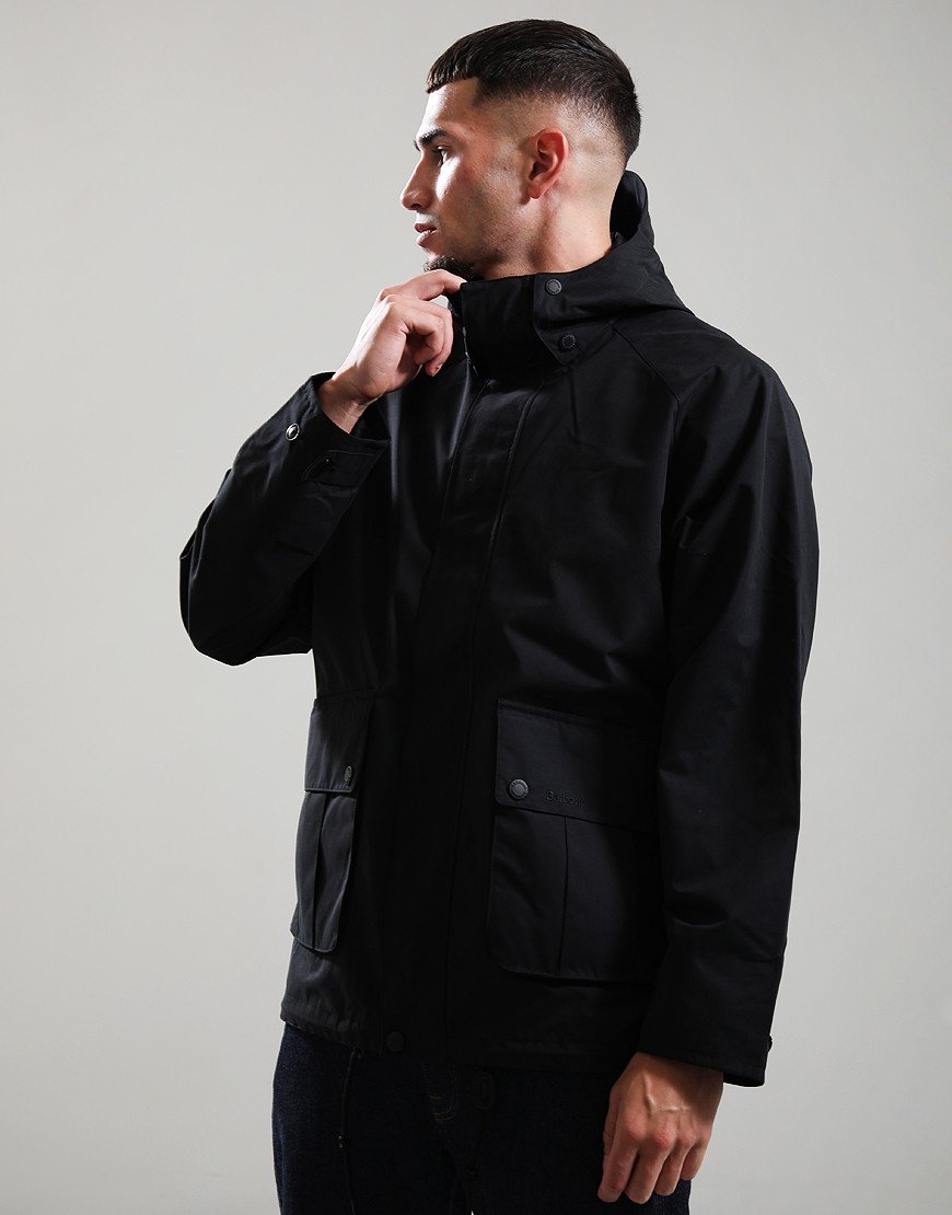 Barbour Re-Engineered Spey Showerproof Jacket Black