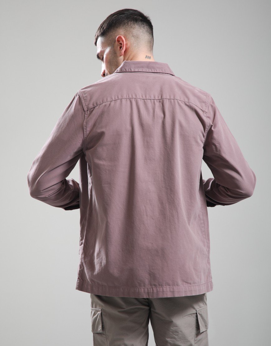 Barbour Regular Washed Overshirt Peppercorn
