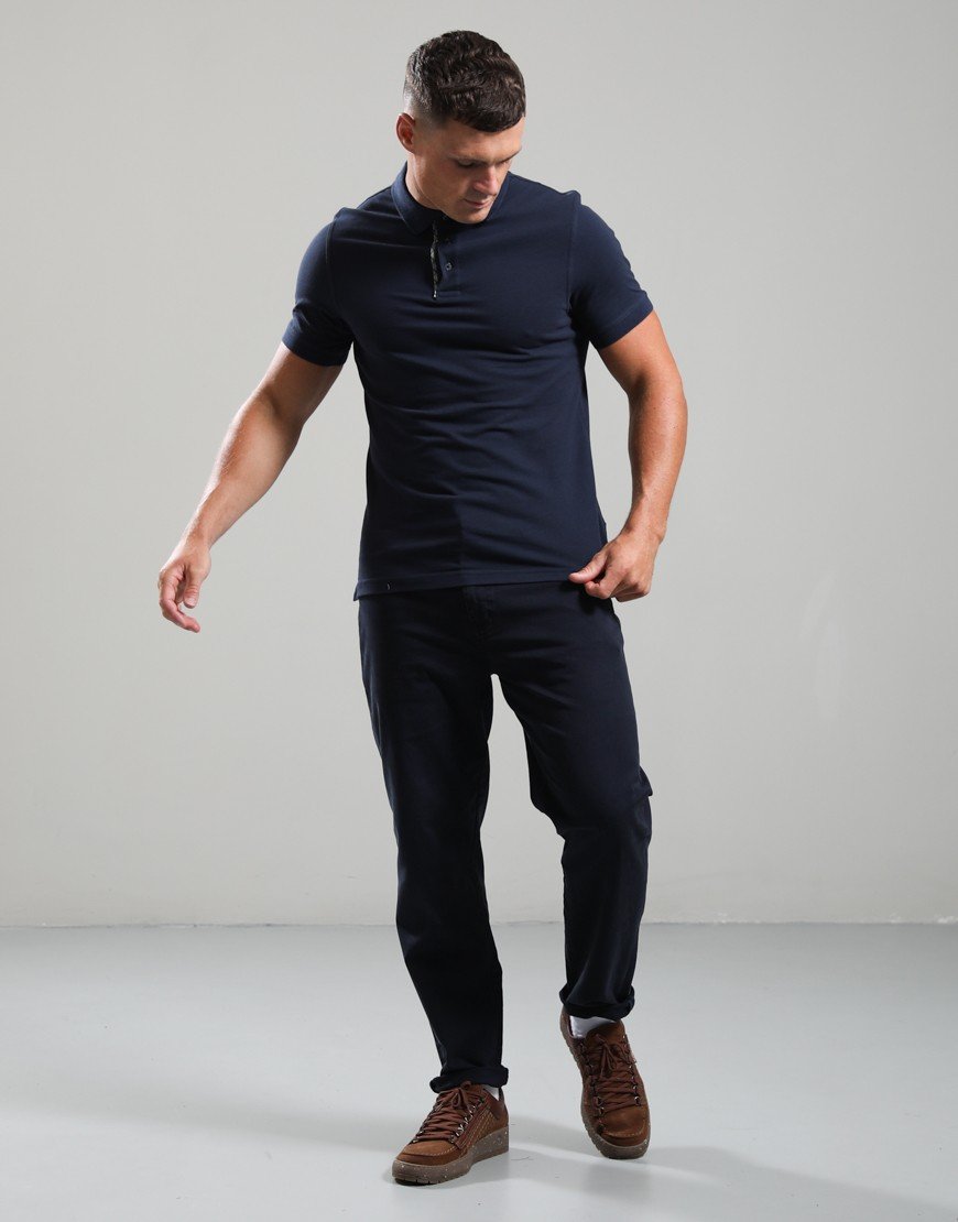 Barbour Reston Polo Shirt Navy
