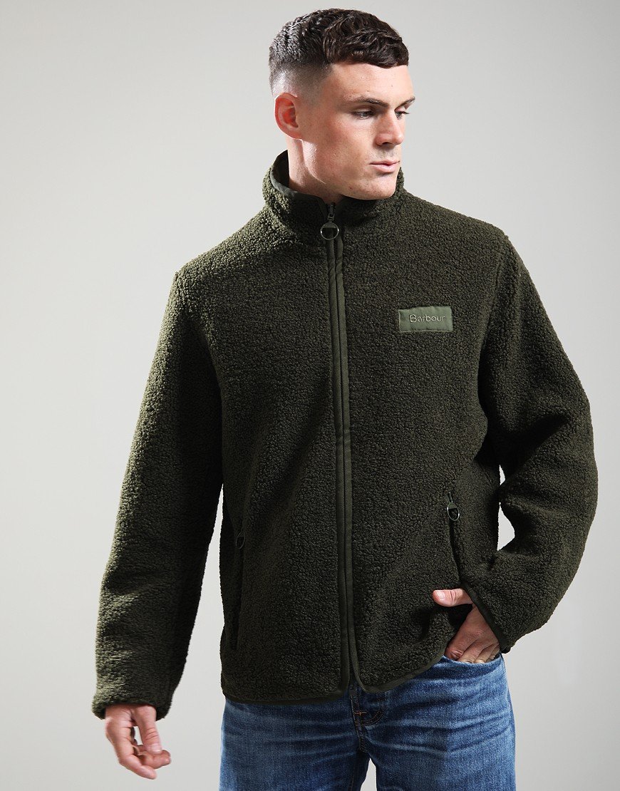 Barbour Reverse Fleece Fern