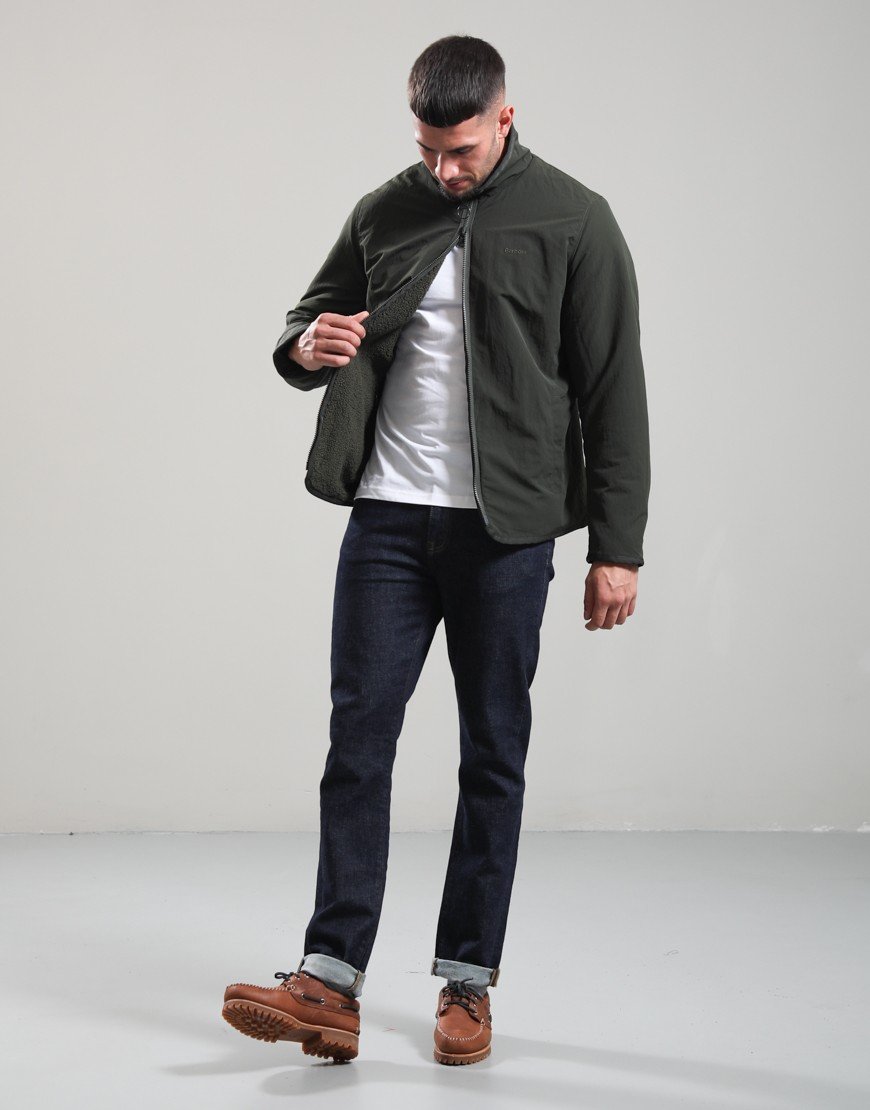 Barbour Reversible Fleece Jacket Sage