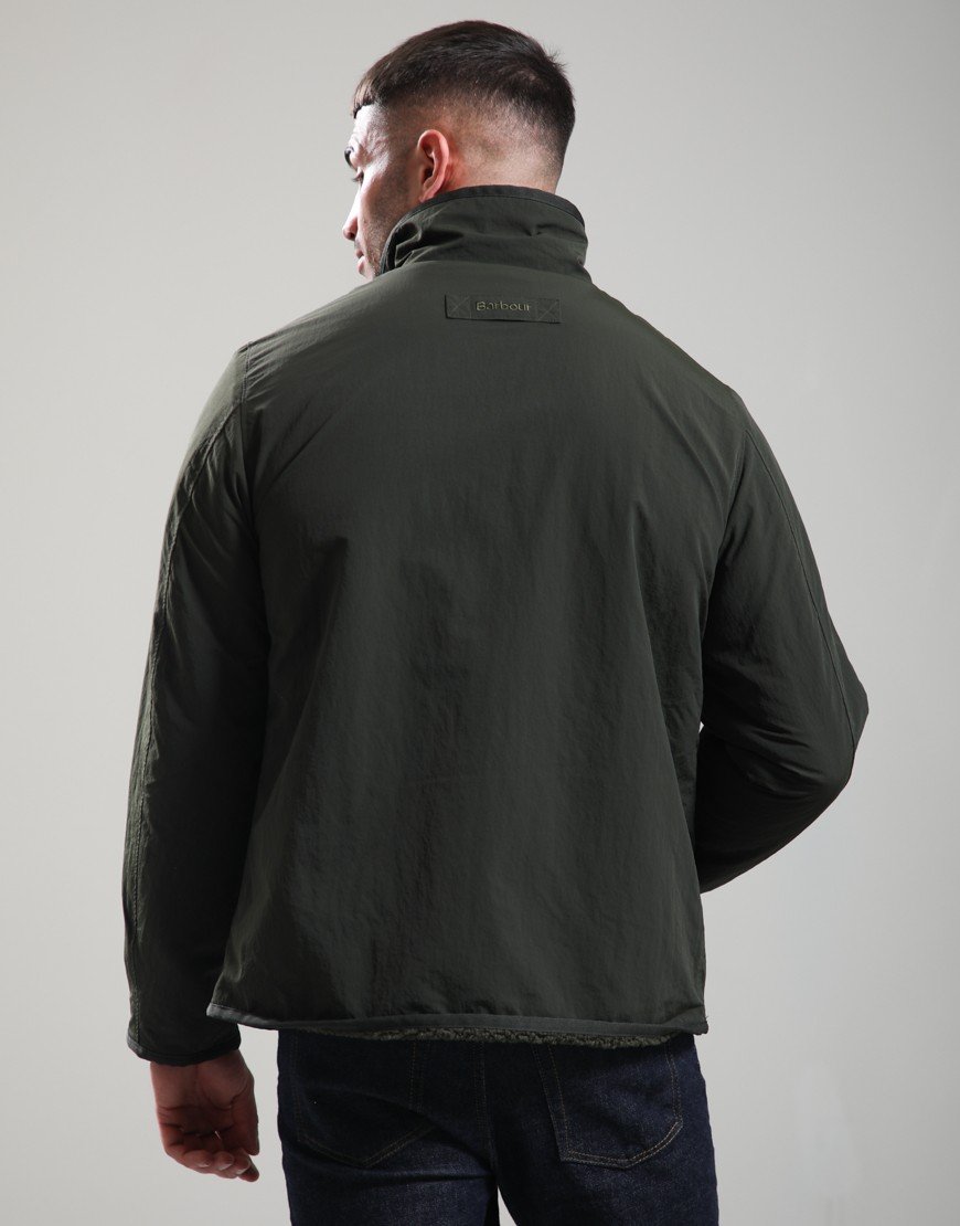 Barbour Reversible Fleece Jacket Sage