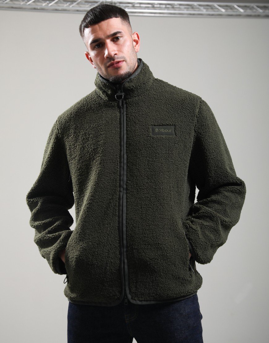 Barbour Reversible Fleece Jacket Sage