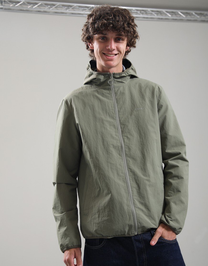 Barbour Reversible Kemble Showerproof Jacket Dusty Olive
