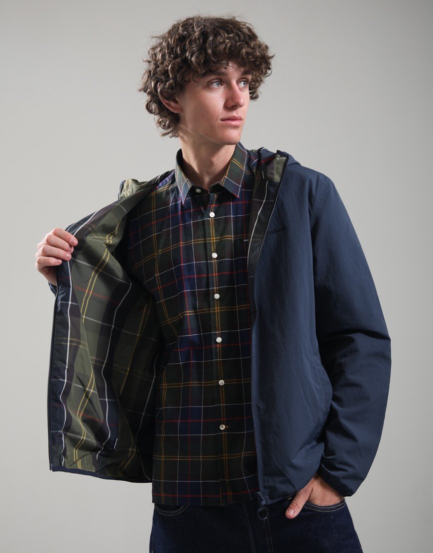 Barbour Reversible Kemble Showerproof Jacket Navy