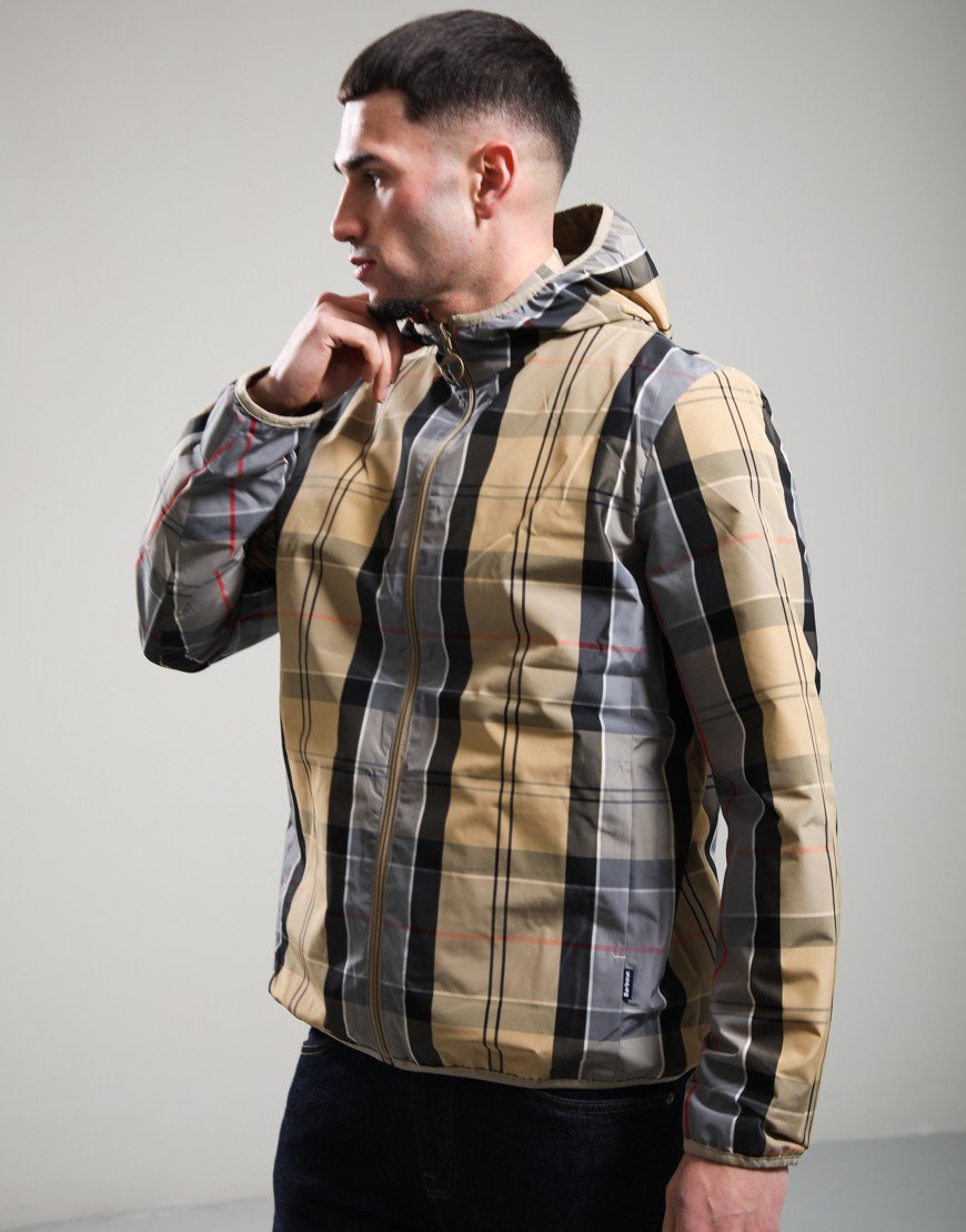 Barbour Reversible Kemble Showerproof Jacket Washed Stone