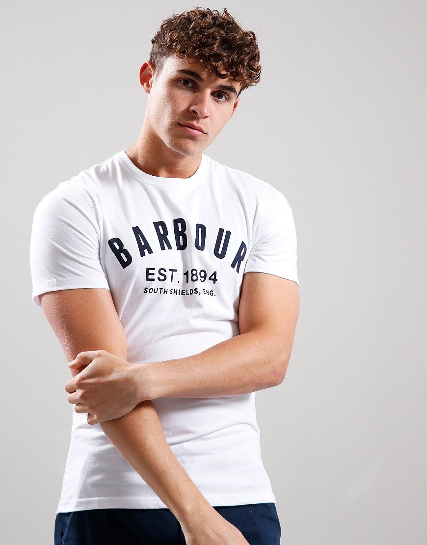 Barbour Ridge Logo T-Shirt White