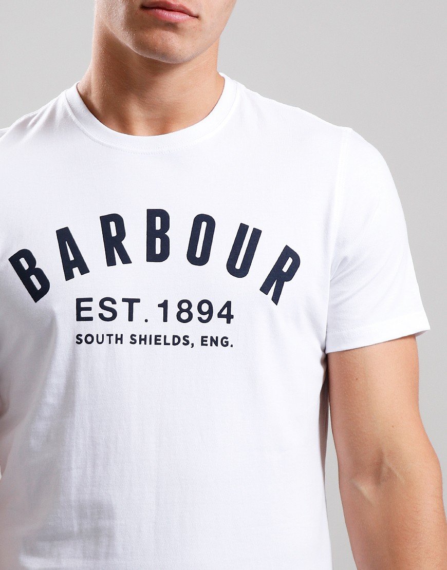Barbour Ridge Logo T-Shirt White
