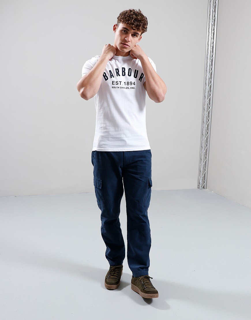 Barbour Ridge Logo T-Shirt White