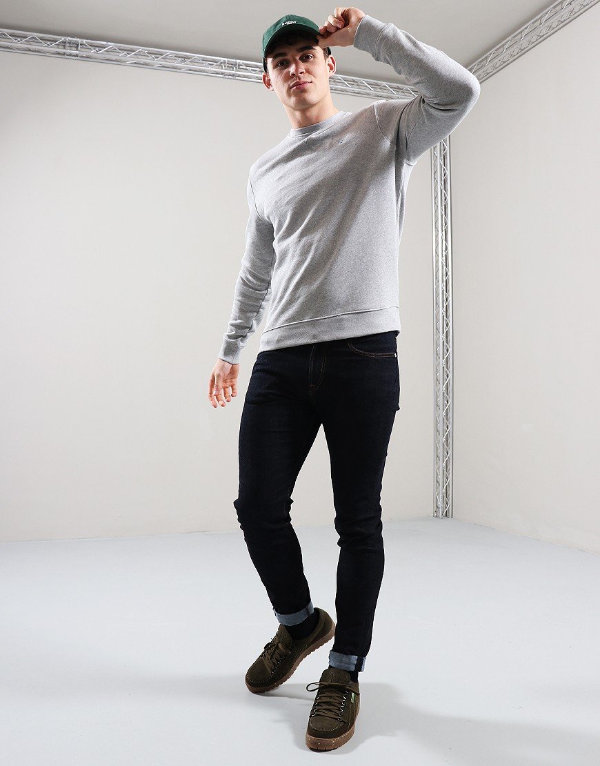 Barbour Ridsdale Crew Sweat Grey Marl - Terraces Menswear