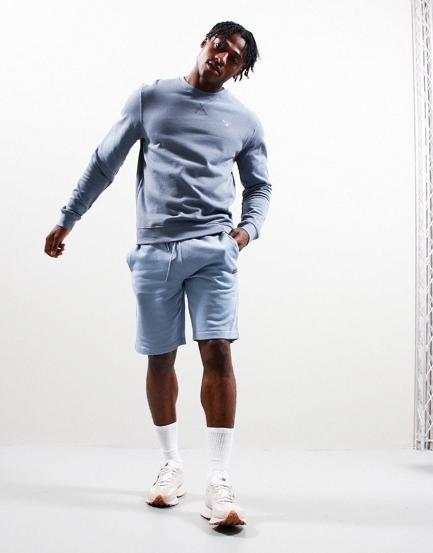 Barbour Ridsdale Crew Sweat Washed Blue - Terraces Menswear