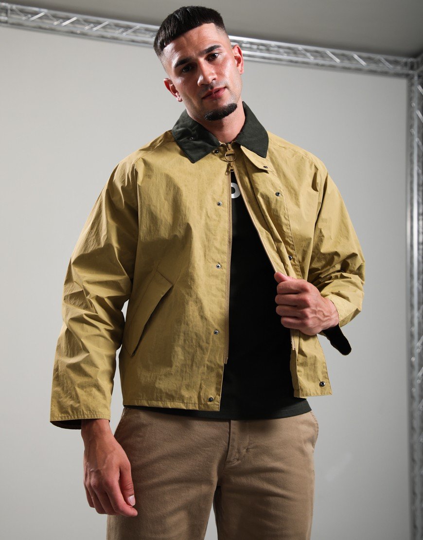 Barbour Ripstop Transport Jacket Golden Green