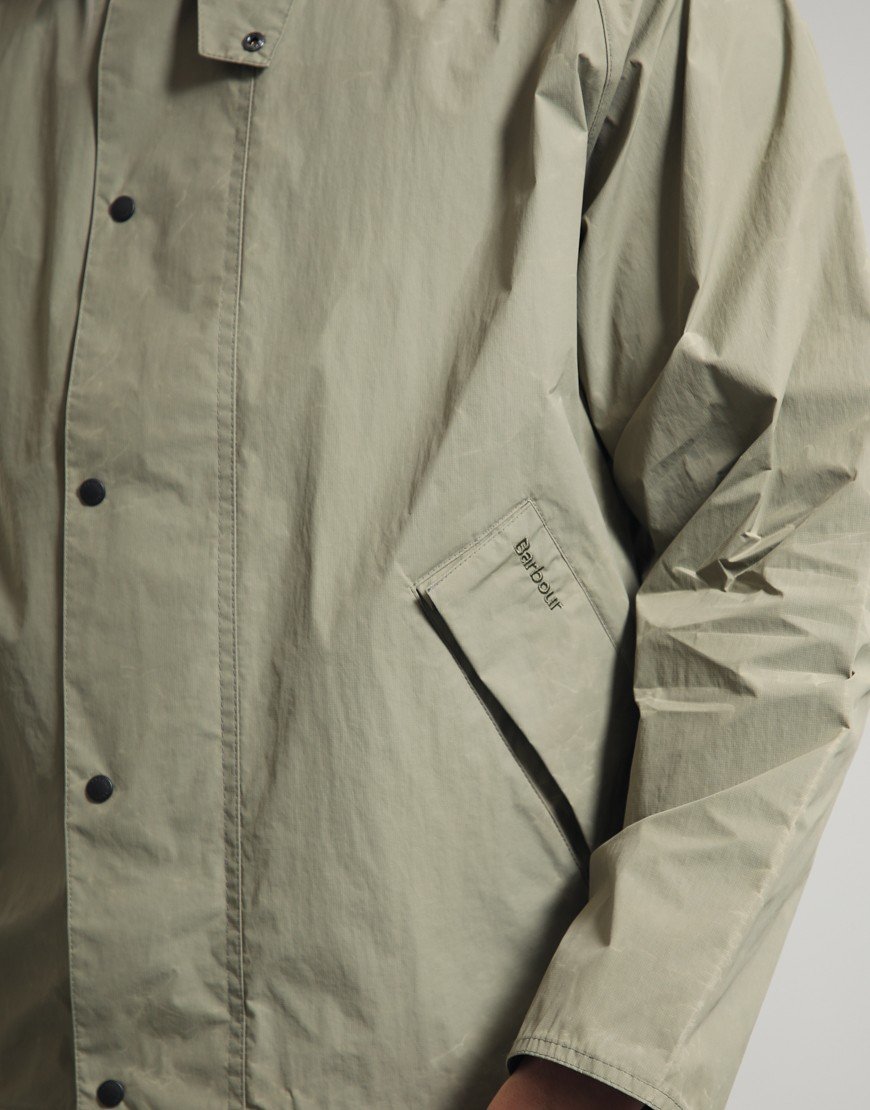 Barbour Ripstop Transport Showerproof Jacket Bleached Olive
