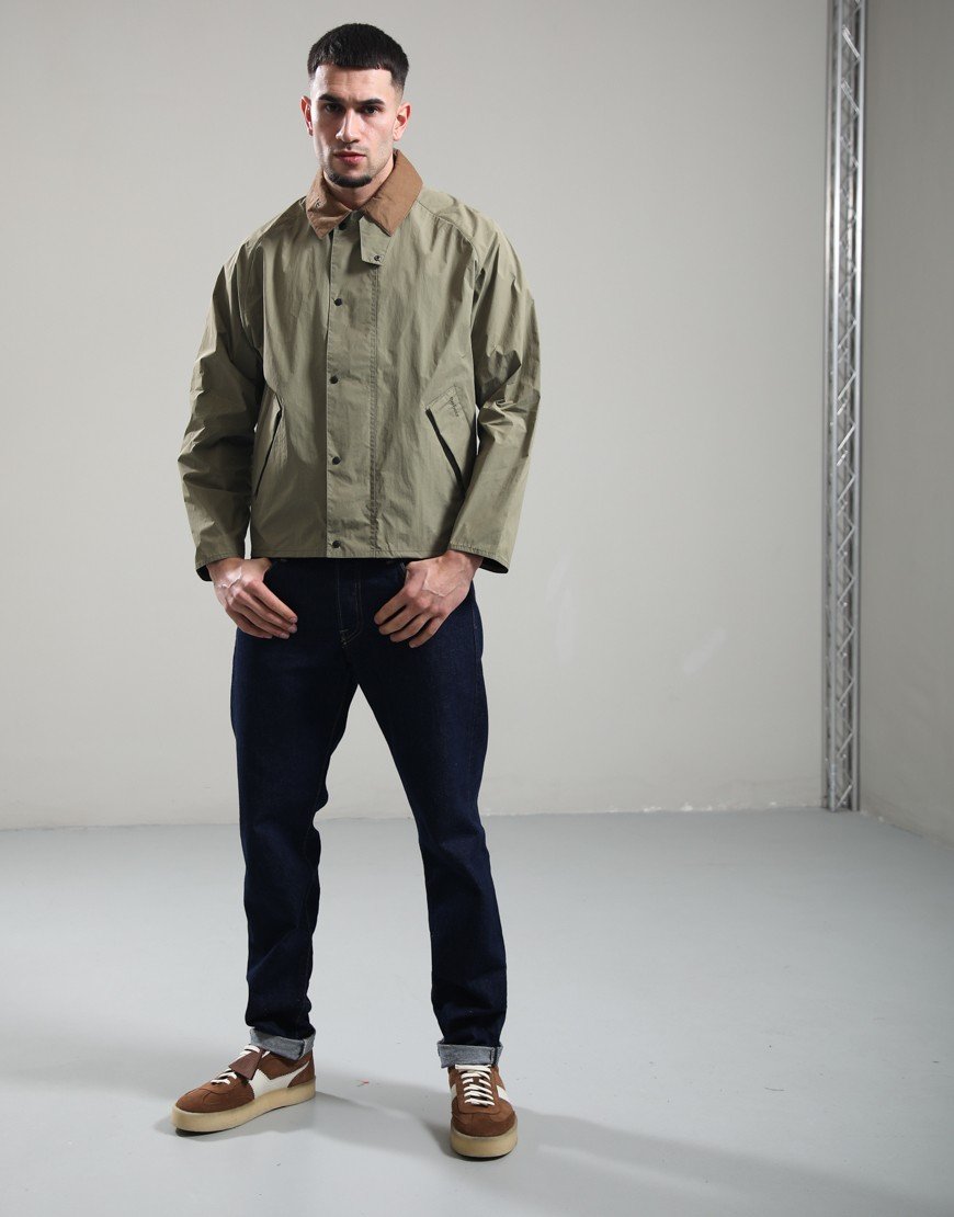 Barbour Ripstop Transport Showerproof Jacket Bleached Olive
