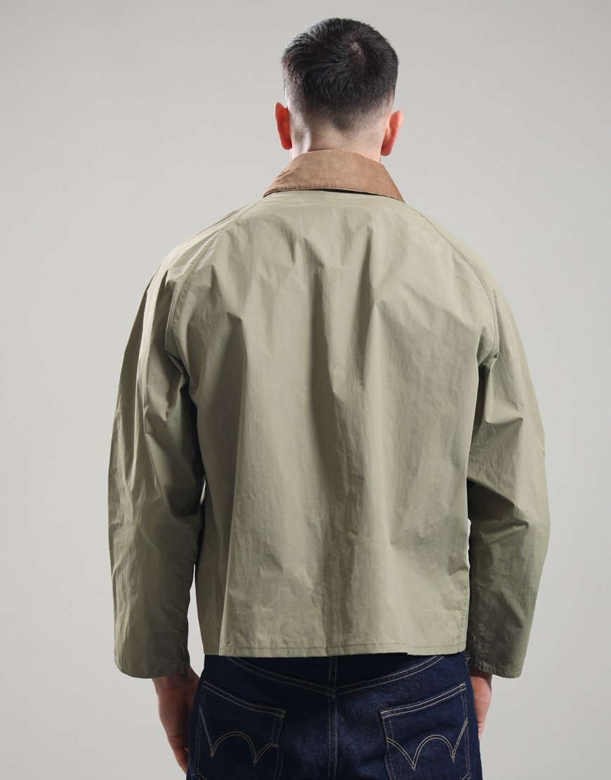 Barbour Ripstop Transport Showerproof Jacket Bleached Olive