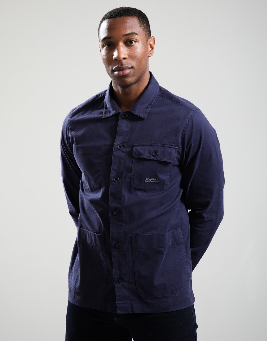Barbour Ruiz Overshirt Midnight