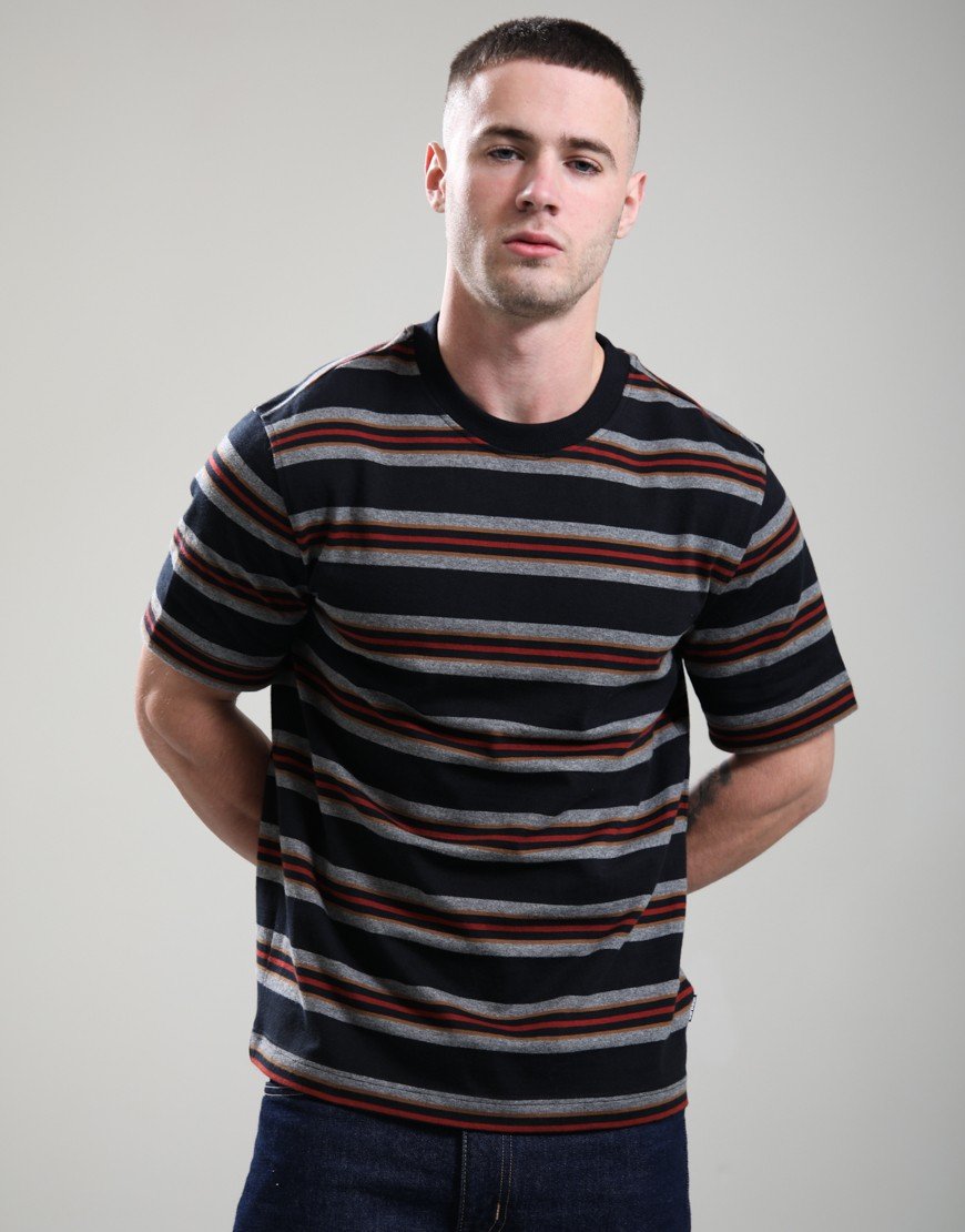 Barbour Sandwick Relaxed Striped T-Shirt Black
