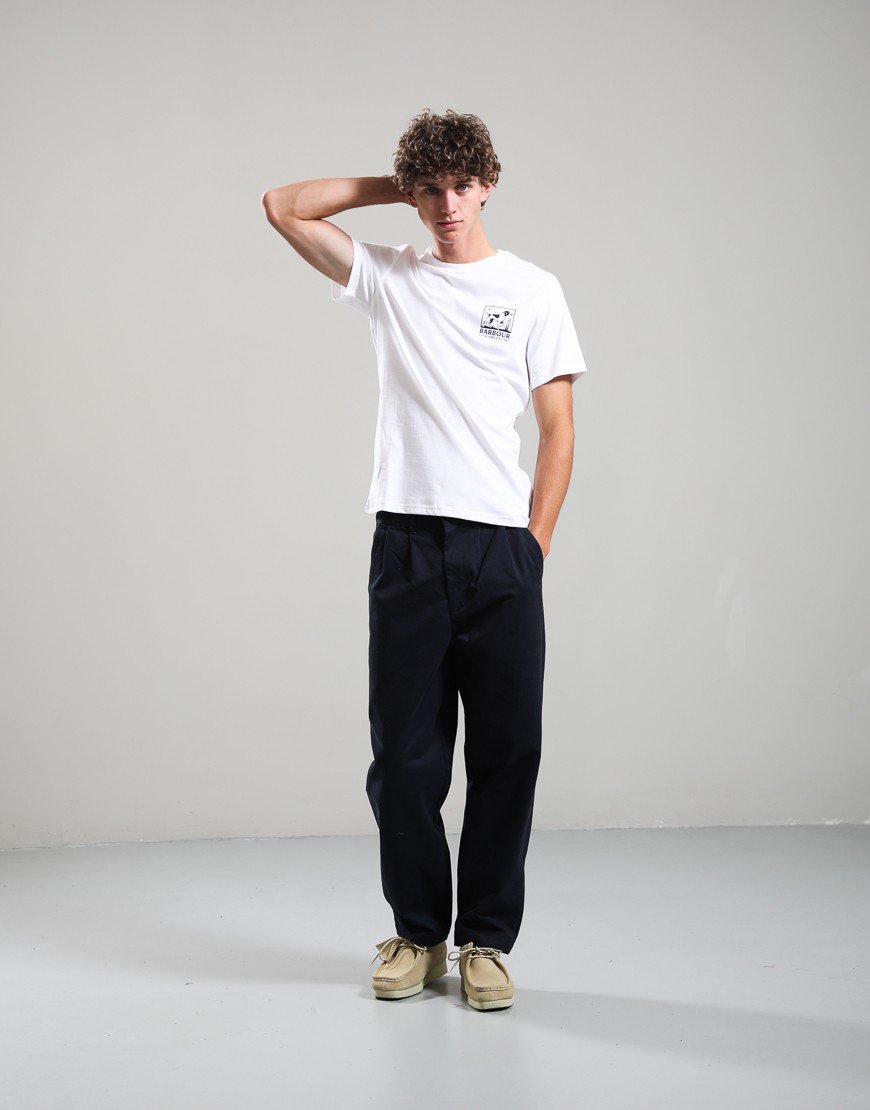Barbour Setter Graphic Tailored T-Shirt White