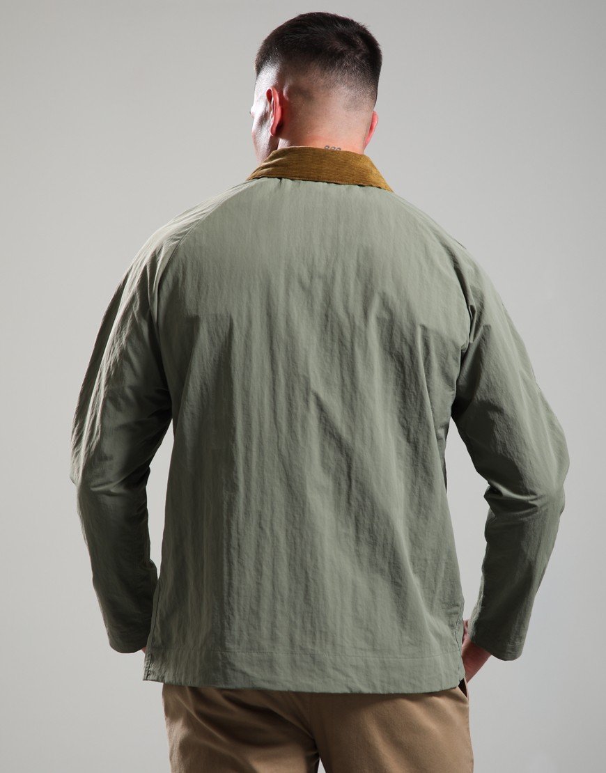 Barbour Short Rokig Showerproof Jacket Dusty Olive