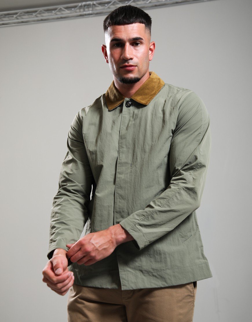 Barbour Short Rokig Showerproof Jacket Dusty Olive