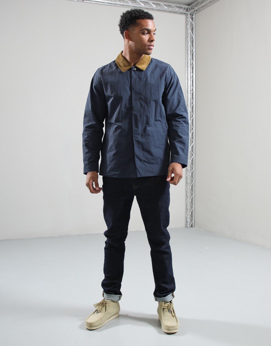 Barbour Short Rokig Waterproof Jacket Navy