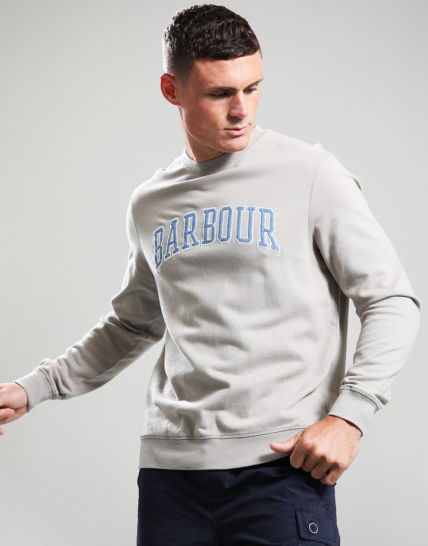 Barbour Skipton Crew Sweat Vintage Grey