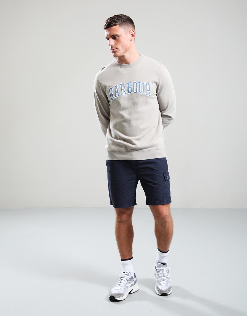 Barbour Skipton Crew Sweat Vintage Grey