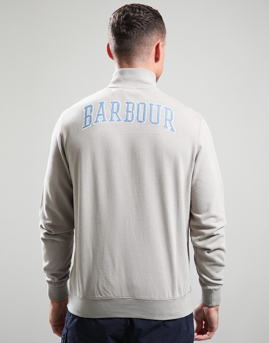 Barbour Skipton Half Zip Sweat Vintage Grey