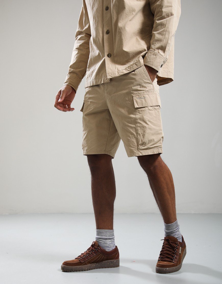 Barbour Spey Poplin Shorts Tan