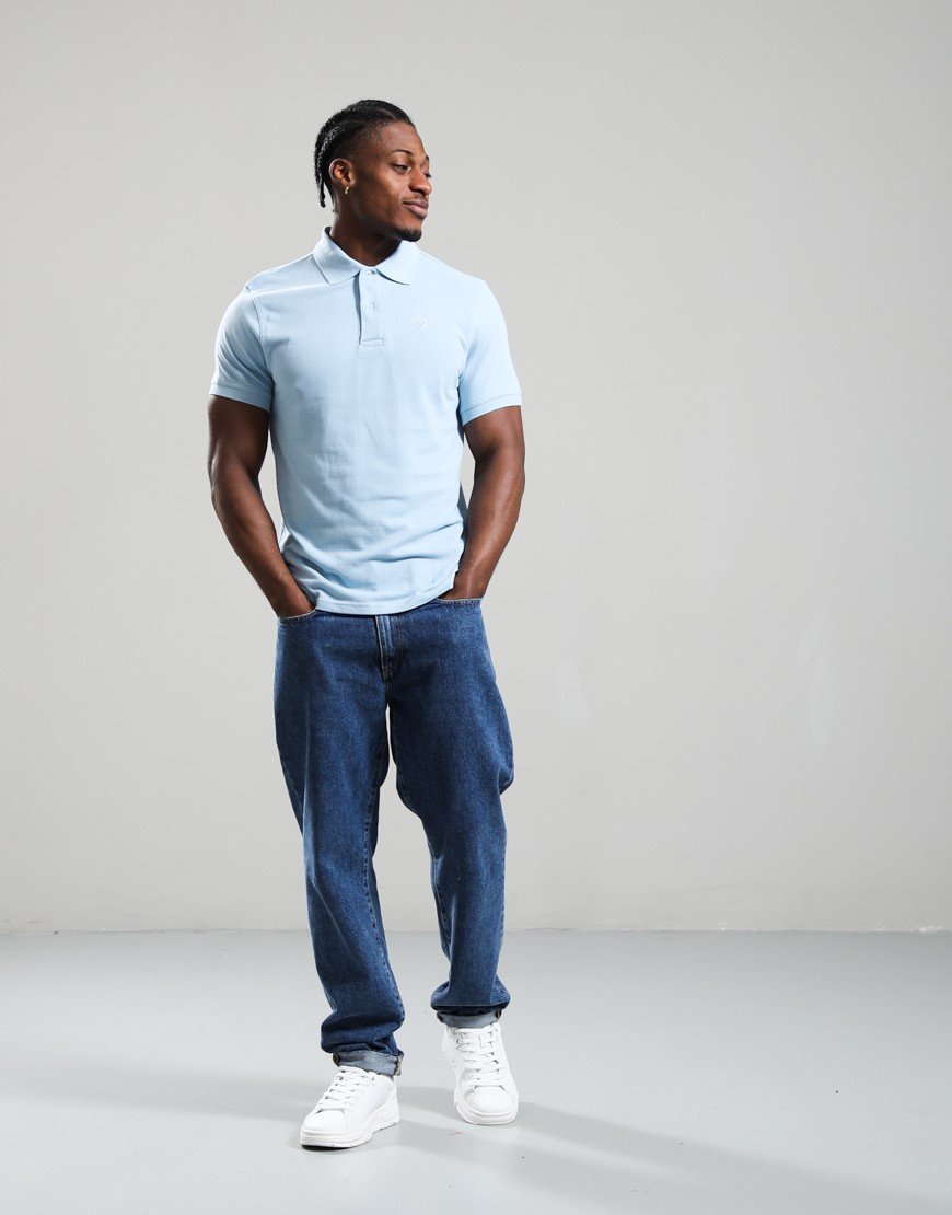 Barbour Sport Polo Shirt Sky